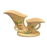 A1 - Vintage Hull Art Magnolia Cornucopia Vase