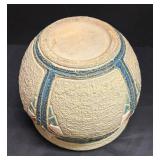 A1 - Antique Roseville Pottery Mostique Gray Jardiniere