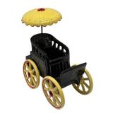 M1 - McCoy Carriage Planter with Umbrella