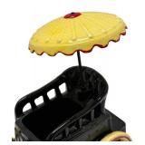 M1 - McCoy Carriage Planter with Umbrella