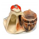 C3 - McCoy Vintage Dog Bank with Barrel - Coin Bank