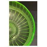 A2 - Vintage Cambridge Weatherford Uranium Glass Bowl