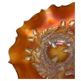 M3 - Fenton Marigold Carnival Glass Acorn Bowl