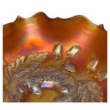 M3 - Fenton Marigold Carnival Glass Acorn Bowl