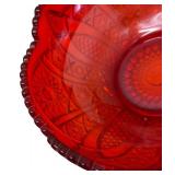 A2 - Indiana Glass Heritage Red Sunset Bowl