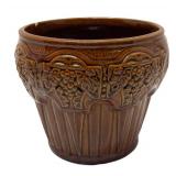 A5 - McCoy Brown Glazed Jardiniere
