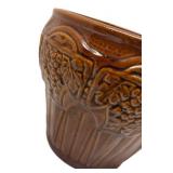 A5 - McCoy Brown Glazed Jardiniere