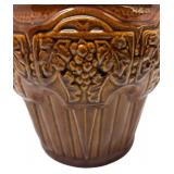 A5 - McCoy Brown Glazed Jardiniere