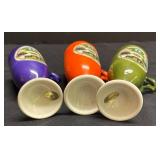 A1 - Three Vintage Menden Pioneer Village Mugs