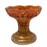 B4 - Vintage Imperial Glass Amber Vase