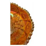 B4 - Vintage Imperial Glass Amber Vase