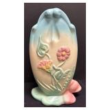 A5 - Hull Art Vase with Bow-Knot Base Floral Relief