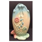 A5 - Hull Art Vase with Bow-Knot Base Floral Relief