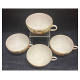 A3 - Vintage Japanese Tea Set - Teapot, Creamer, Sugar, 4 Cups & 4 Plates