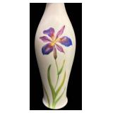 A3 - Antique Hand Painted Noritake Floral Iris Vase