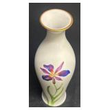 A3 - Antique Hand Painted Noritake Floral Iris Vase