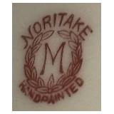 A3 - Antique Hand Painted Noritake Floral Iris Vase