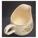 A3 - Cunningham & Pickett Floral Sugar Dish with Creamer