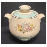 A3 - Cunningham & Pickett Floral Sugar Dish with Creamer