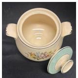 A3 - Cunningham & Pickett Floral Sugar Dish with Creamer
