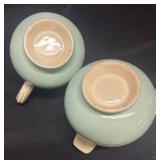 A3 - Cunningham & Pickett Floral Sugar Dish with Creamer