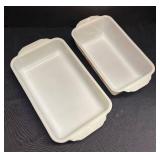 F1 - Fire King Floral Bake Dishes - 2-Piece Nesting Set