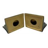 F3 - Pair of Roseville Snowberry Bookends