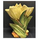 F3 - McCoy Tulip Vase - Vintage Ceramic Flower Sculpture