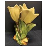F3 - McCoy Tulip Vase - Vintage Ceramic Flower Sculpture