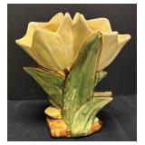 F3 - McCoy Tulip Vase - Vintage Ceramic Flower Sculpture