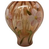 F1 - Fenton Hand-Painted Lidded Jar