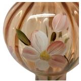 F1 - Fenton Hand-Painted Lidded Jar