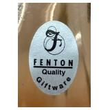 F1 - Fenton Hand-Painted Lidded Jar