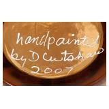 F1 - Fenton Hand-Painted Lidded Jar