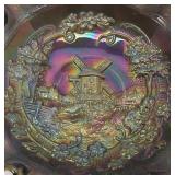 F3 - Imperial Windmill Carnival Glass Bowl