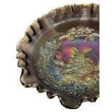 F3 - Imperial Windmill Carnival Glass Bowl