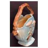 E2 - Roseville Ming Tree Basket Vase