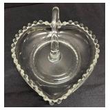 A2 - Imperial Candlewick 3-Piece Mayo Set with Salt & Pepper Shakers & Heart Dish