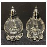 A2 - Imperial Candlewick 3-Piece Mayo Set with Salt & Pepper Shakers & Heart Dish