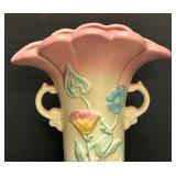A2 - Hull Floral Relief Art Pottery Vase