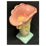 A2 - Hull Floral Relief Art Pottery Vase