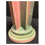 I1 - Two Vintage Roseville Futura Pleated Shooting Star Vases