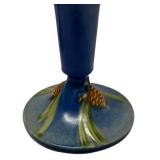 I1 - Two Roseville Pinecone Candle Holders