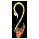 H1 - Murano Art Glass Swan Figurine
