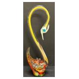 H1 - Murano Art Glass Swan Figurine