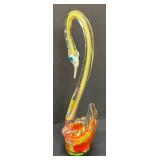 H1 - Murano Art Glass Swan Figurine