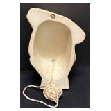 C3 - Vintage Chalkware Chef Head String Holder