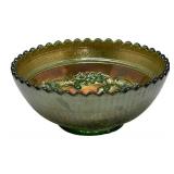 M4 - Imperial Carnival Glass Windmill Bowl