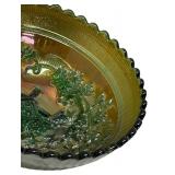 M4 - Imperial Carnival Glass Windmill Bowl
