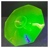 M3 - Awesome Uranium Glass Serving Platter